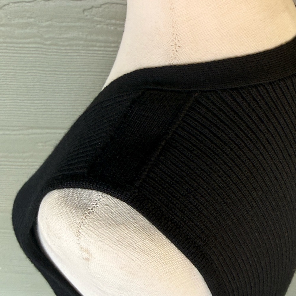 ATM Ribbed Merino Wool Midi Dress - Picture 7 of 13